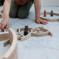 Abel Wooden Toys Houten blokken - Mini 12 - Abel blocks Clearance