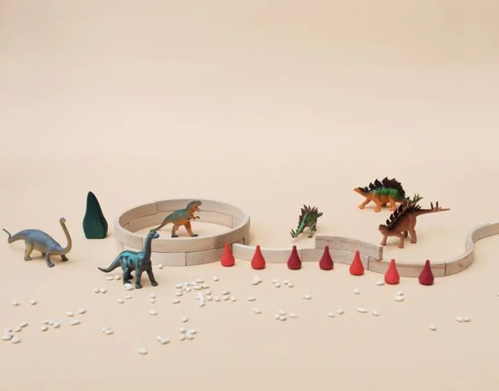 Abel Wooden Toys Houten blokken - Mini 12 - Abel blocks Clearance