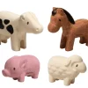 PlanToys Houten boerderijdieren - Discount