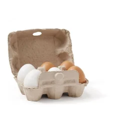 Kid's Concept Houten eitjes 6 stuks - BISTRO - Clearance