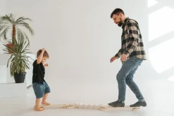 Ette Tete Houten evenwichtsbalk - TipiToo mini - Wit - Clearance
