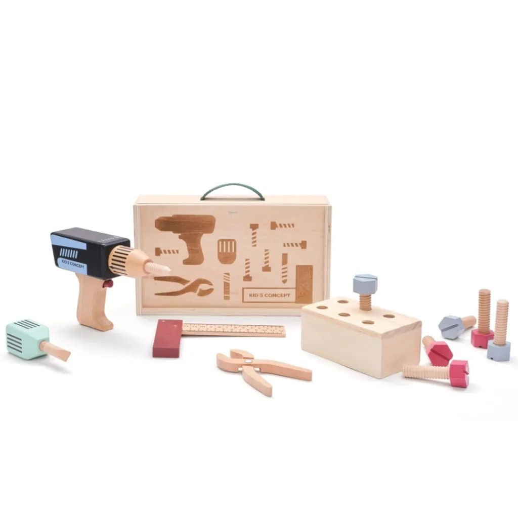 Kid's Concept Houten gereedschapskist - Online