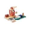 Kid's Concept Houten haven met containerschip en kraan - Discount