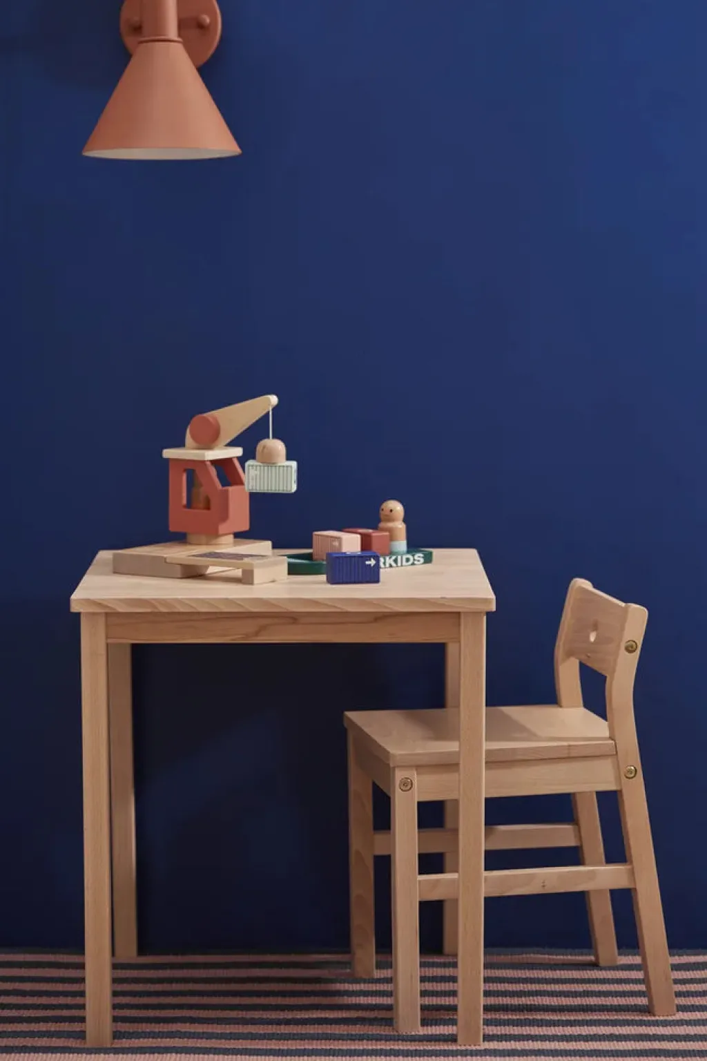 Kid's Concept Houten haven met containerschip en kraan - Discount