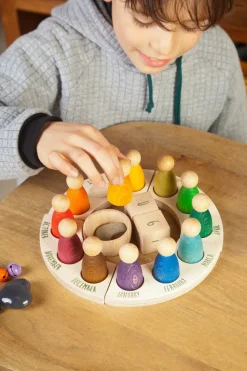 Grapat Houten kalender met Nins - Nederlands - Discount
