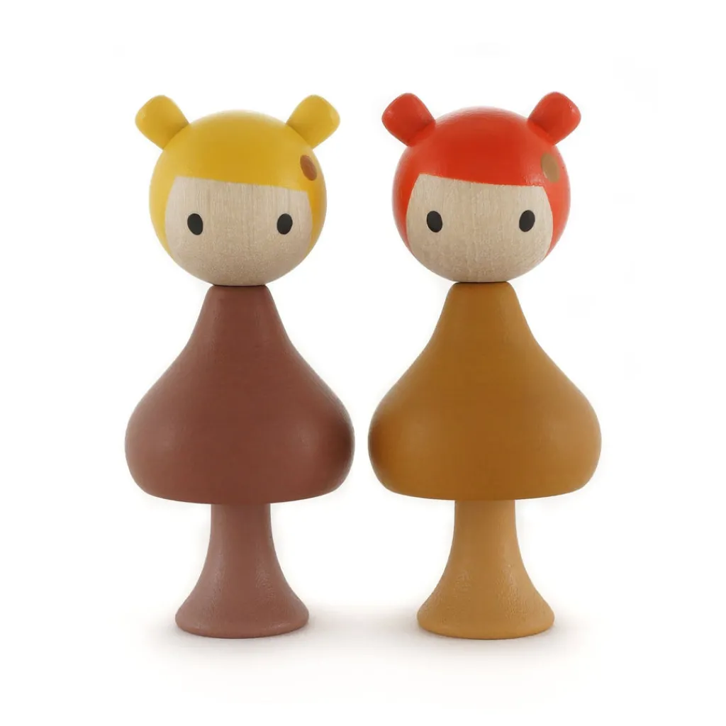 Clicques Houten magneetfiguurtje - Gaia & Mimi - Outlet