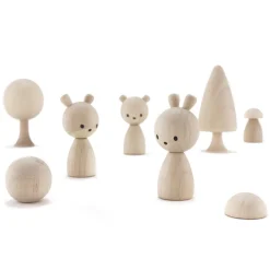 Clicques Houten magneetfiguurtjes - Fauna Natural Discount