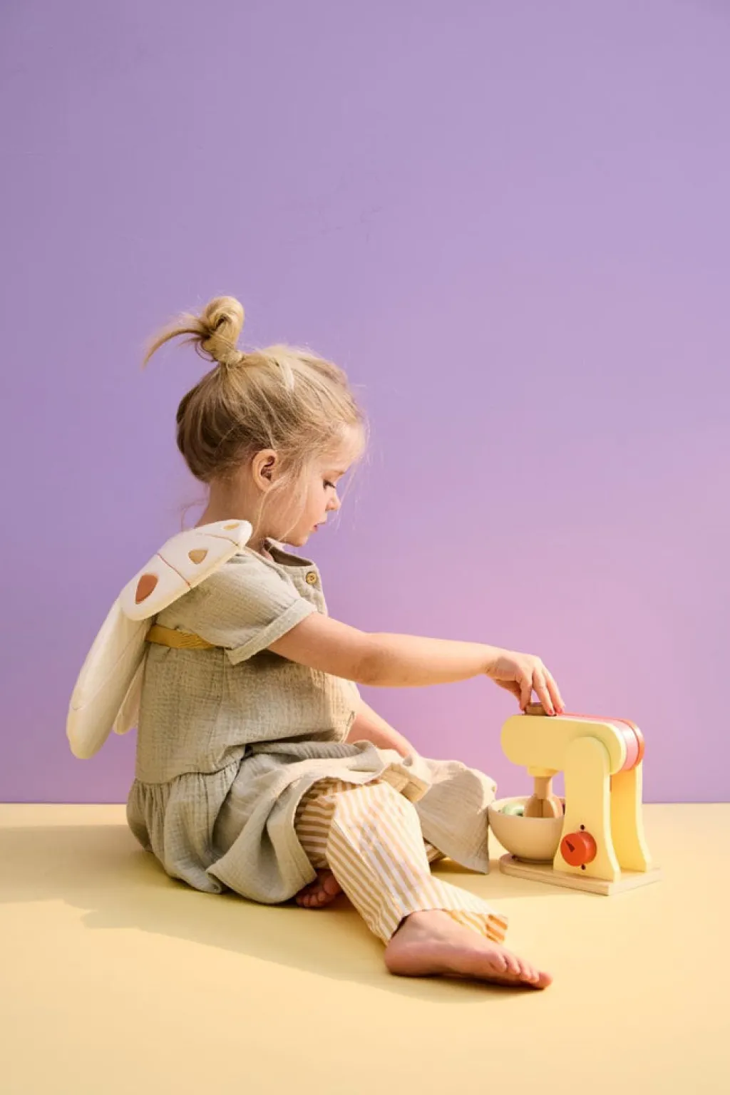 Kid's Concept Houten mixer - Geel - Best