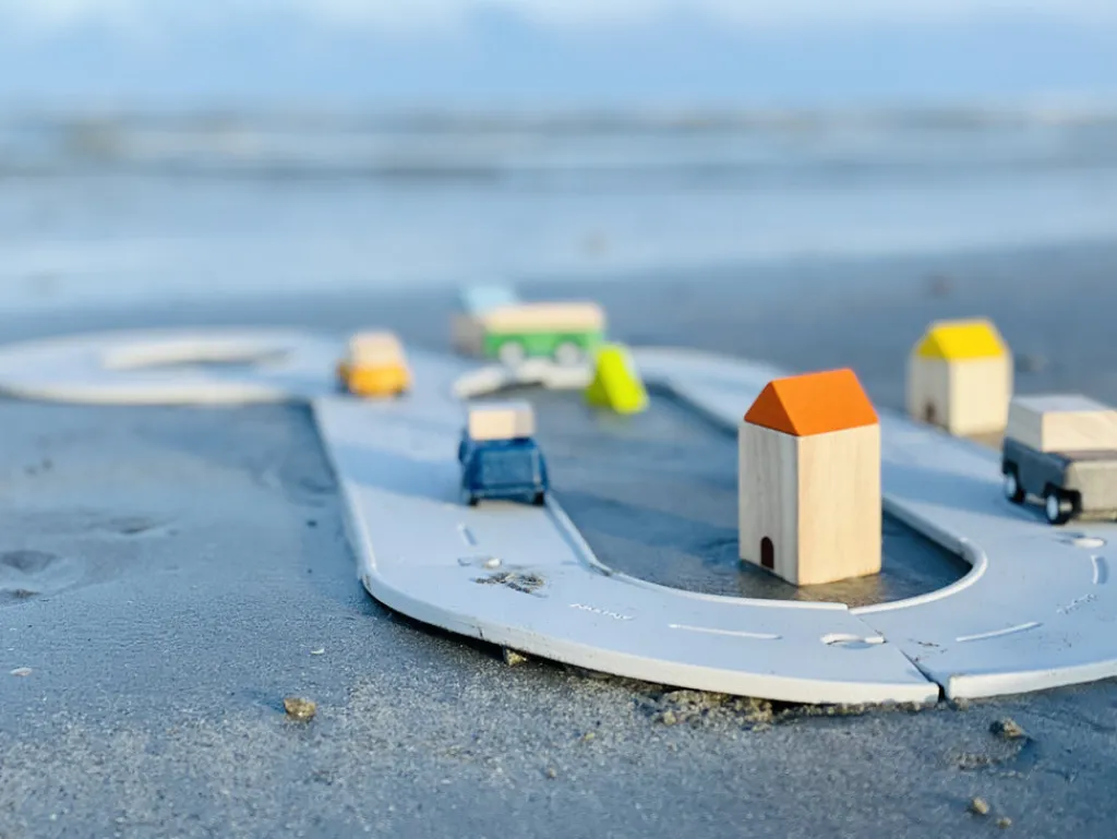 PlanToys Houten road & rail rubber - Best