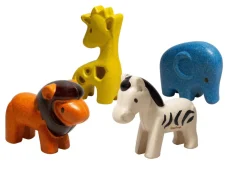 PlanToys Houten safari dieren - Hot