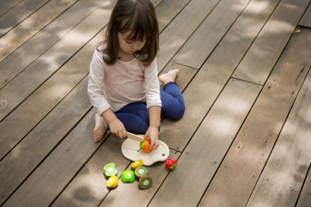 PlanToys Houten speelgoed fruit set - Hot
