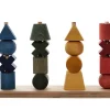 Wooden Story Houten stapelaar 4 rijen - Rainbow - Outlet