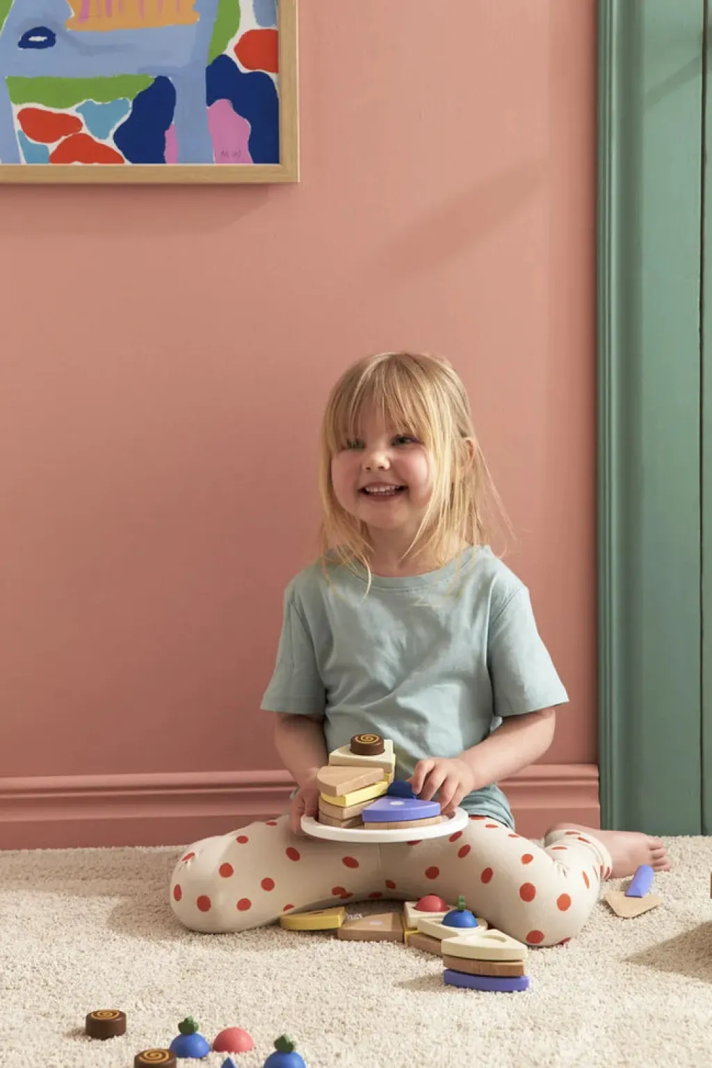 Kid's Concept Houten taart in laagjes -