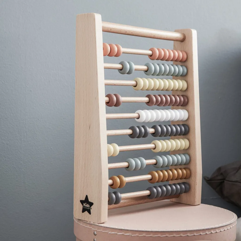 Kid's Concept Houten telraam multi color 24x6x30 - Outlet