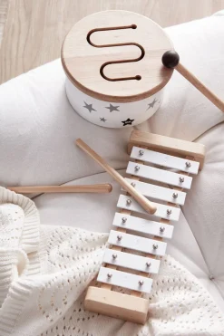 Kid's Concept Houten xylofoon - Wit - Sale