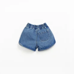 Play Up Jeansshort - Medium blue denim - Outlet
