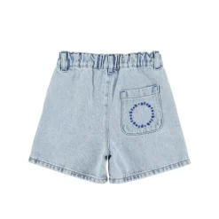 Piupiuchick Jongensshort - Washed blue denim - New