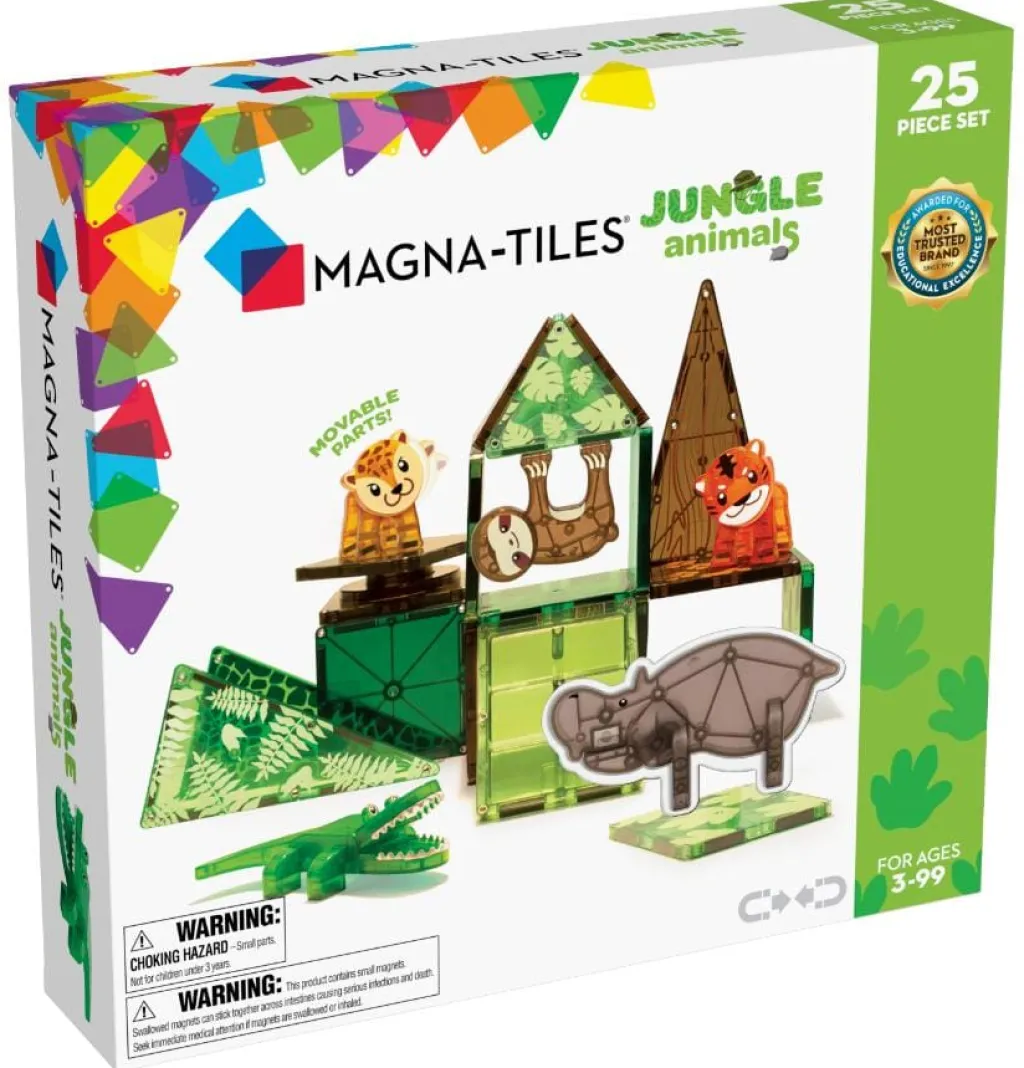 Magna-Tiles Jungle Animals set - 25 stuks -