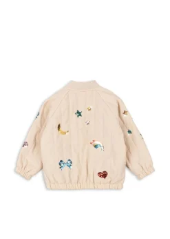 Konges Slojd Juno Sequin Bomberjas - Smoke Gray - Clearance