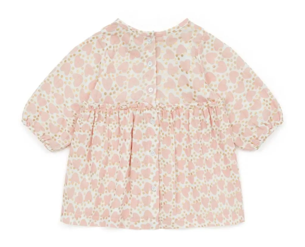 Bonton Jurk met hartjesprint - sacre coeur - Sale