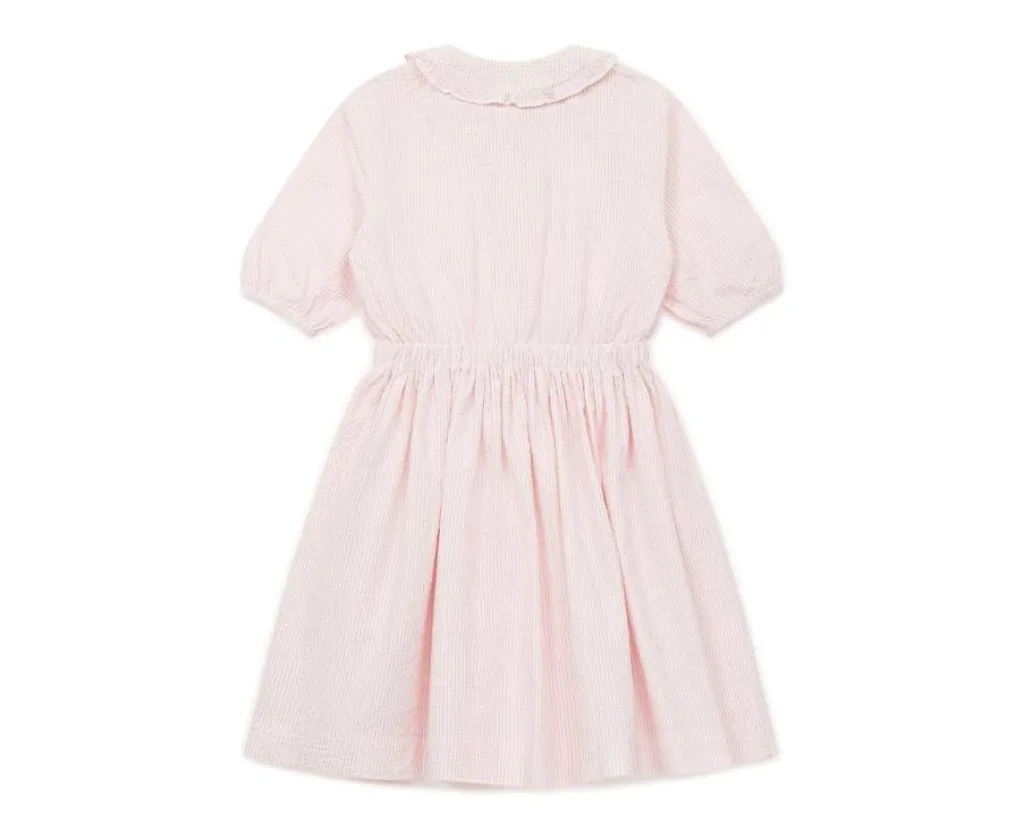 Bonton Jurk met print - roze strepen - Hot