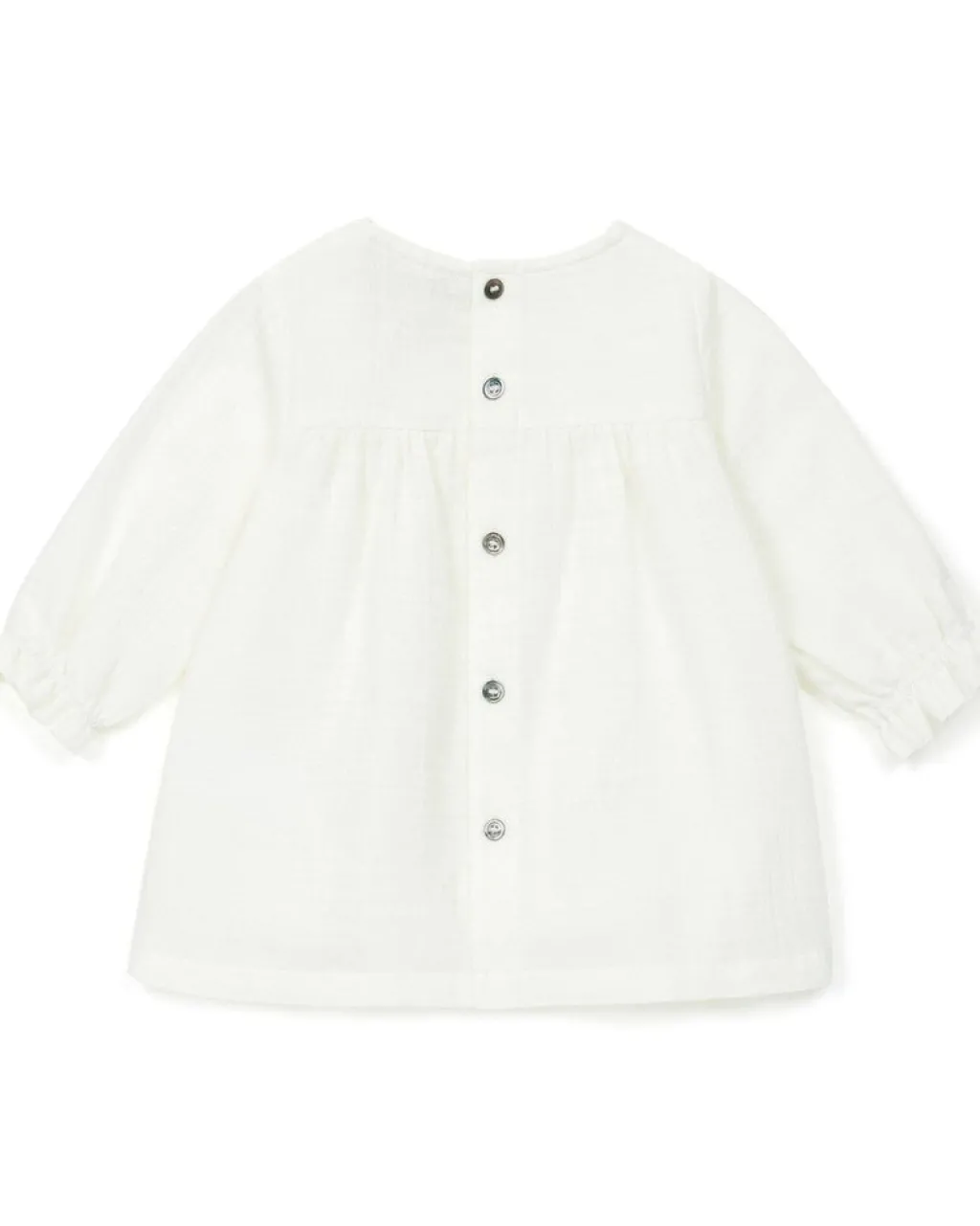 Bonton Jurkje in geweven katoen baby - Creme - Best