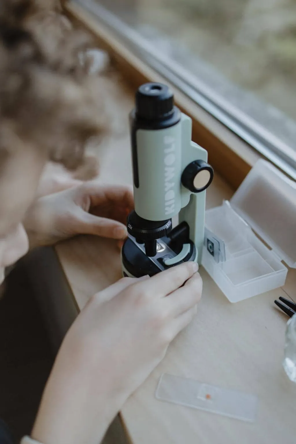 Kidywolf Kidymicroscope - draagbare microscoop - Groen -
