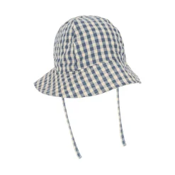 Konges Slojd Kim zonnehoedje - Captains Blue Check - New