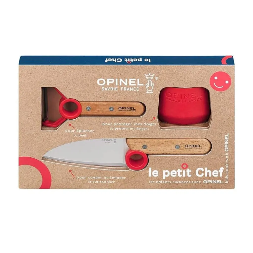 Opinel Kinderkeukenset - Rood - Hot