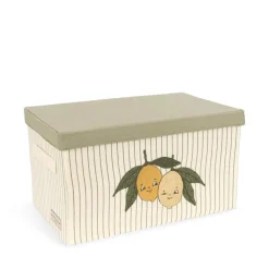 Konges Slojd Kleine opbergdoos - Lemon stripe - Clearance