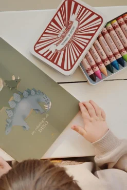 Konges Slojd Kleurboek met kleurpotloden - Dino - Outlet