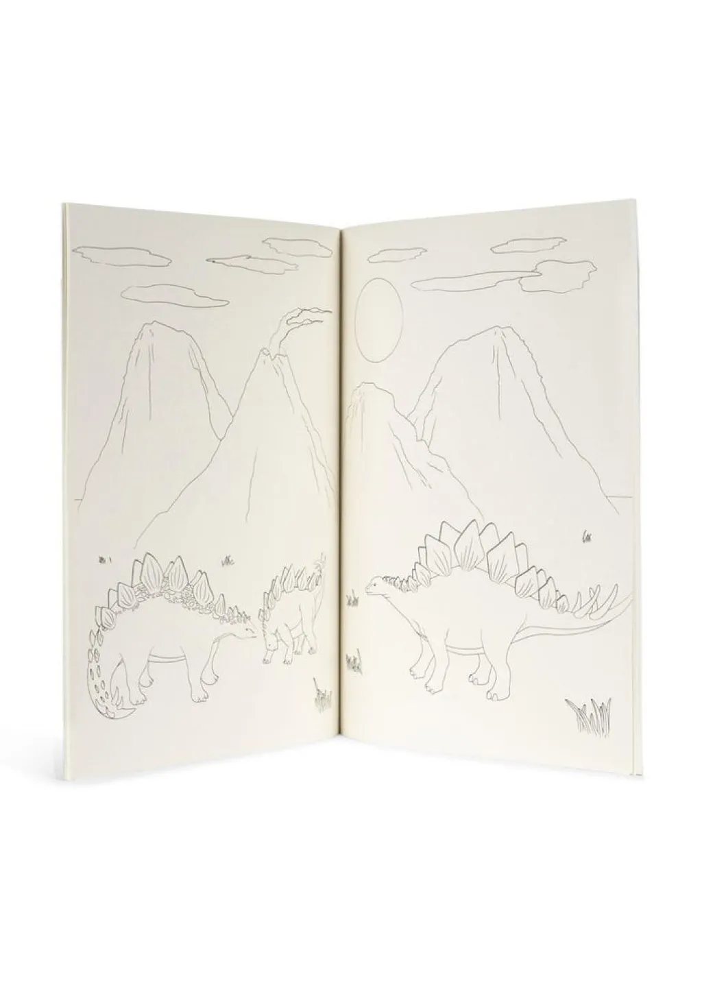 Konges Slojd Kleurboek met kleurpotloden - Dino - Outlet