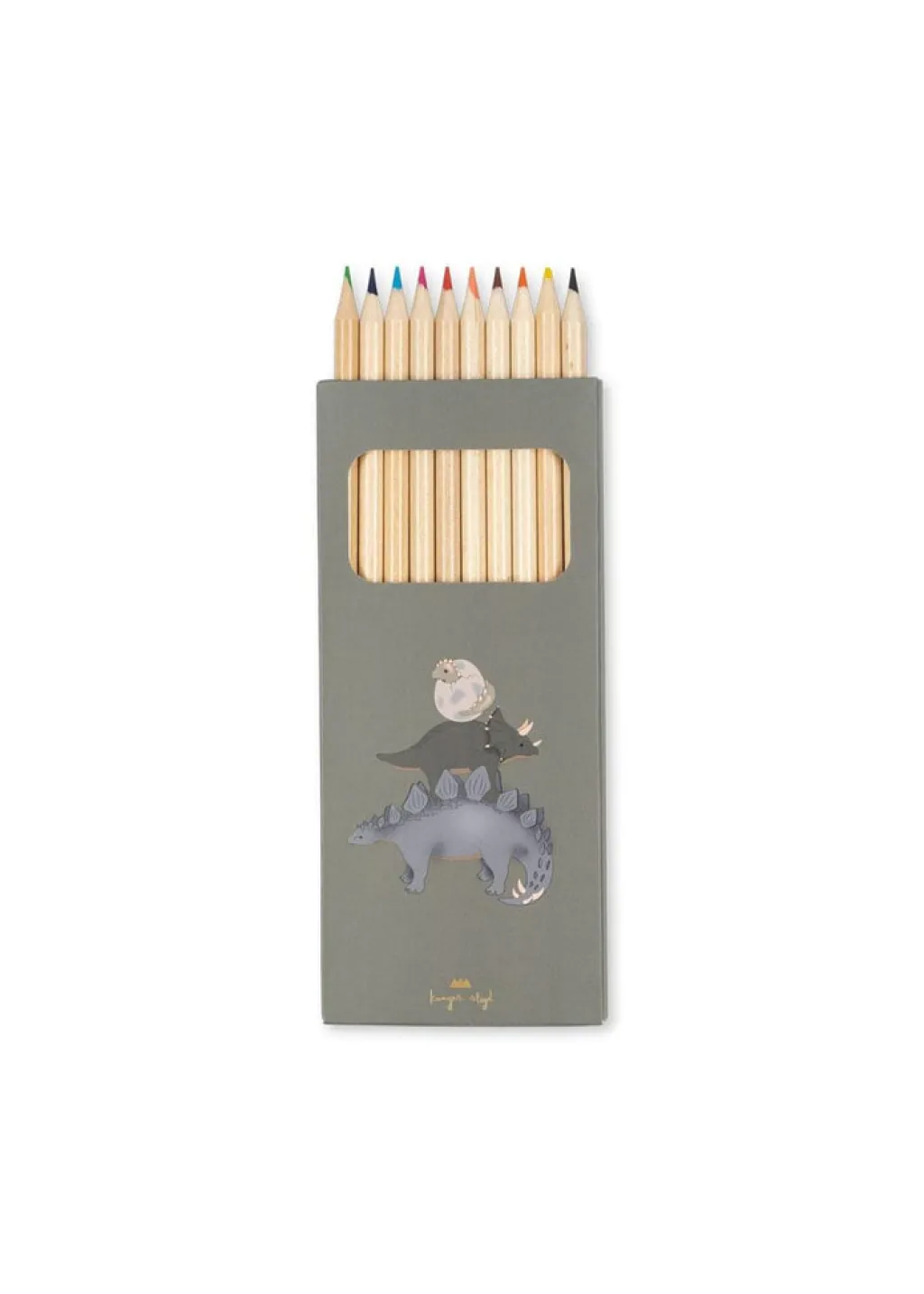 Konges Slojd Kleurboek met kleurpotloden - Dino - Outlet