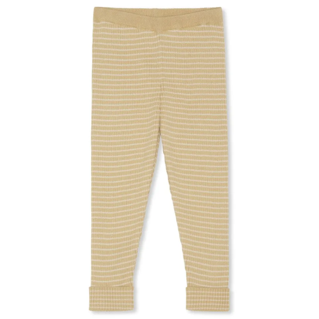Konges Slojd Knit broekje Meo - Reed yellow -