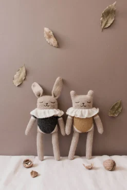 Main Sauvage Knuffel Bunny bodysuit - Black - Outlet