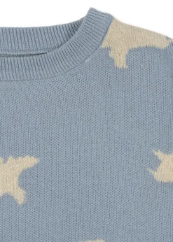 Konges Slojd Lapis knit sweater - Dino mist - Outlet