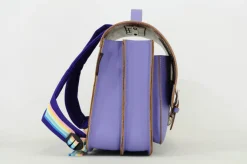 Own Stuff Lederen boekentas met gespen - Marguerite Lila - Clearance