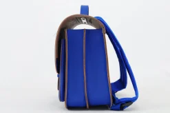 Own Stuff Lederen boekentas met gespen - Cobalt - Online