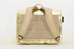 Own Stuff Lederen boekentas met gespen - Gold - New