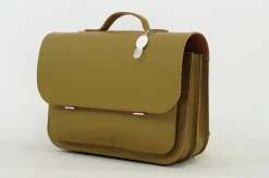 Own Stuff Lederen boekentas met magneetsluiting - Moss - Discount
