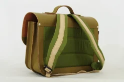 Own Stuff Lederen boekentas met magneetsluiting - Moss - Discount