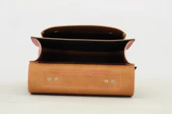 Own Stuff Lederen kleutertas - Antique Pink - Sale