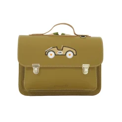 Own Stuff Lederen kleutertas - Car Moss - Best