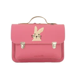 Own Stuff Lederen kleutertas - Rabbit Antique pink - Hot