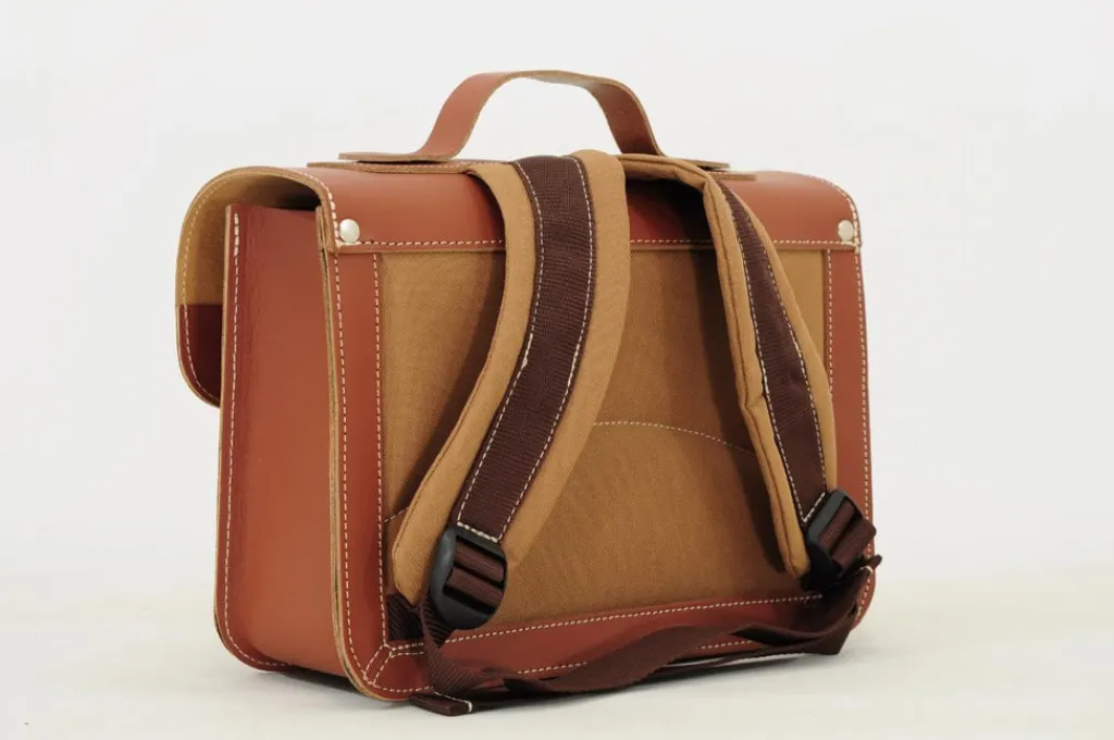 Own Stuff Lederen kleutertas - Rabbit Chestnut - Best