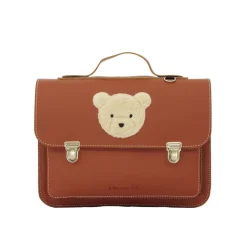 Own Stuff Lederen kleutertas - Teddy Chestnut - Sale