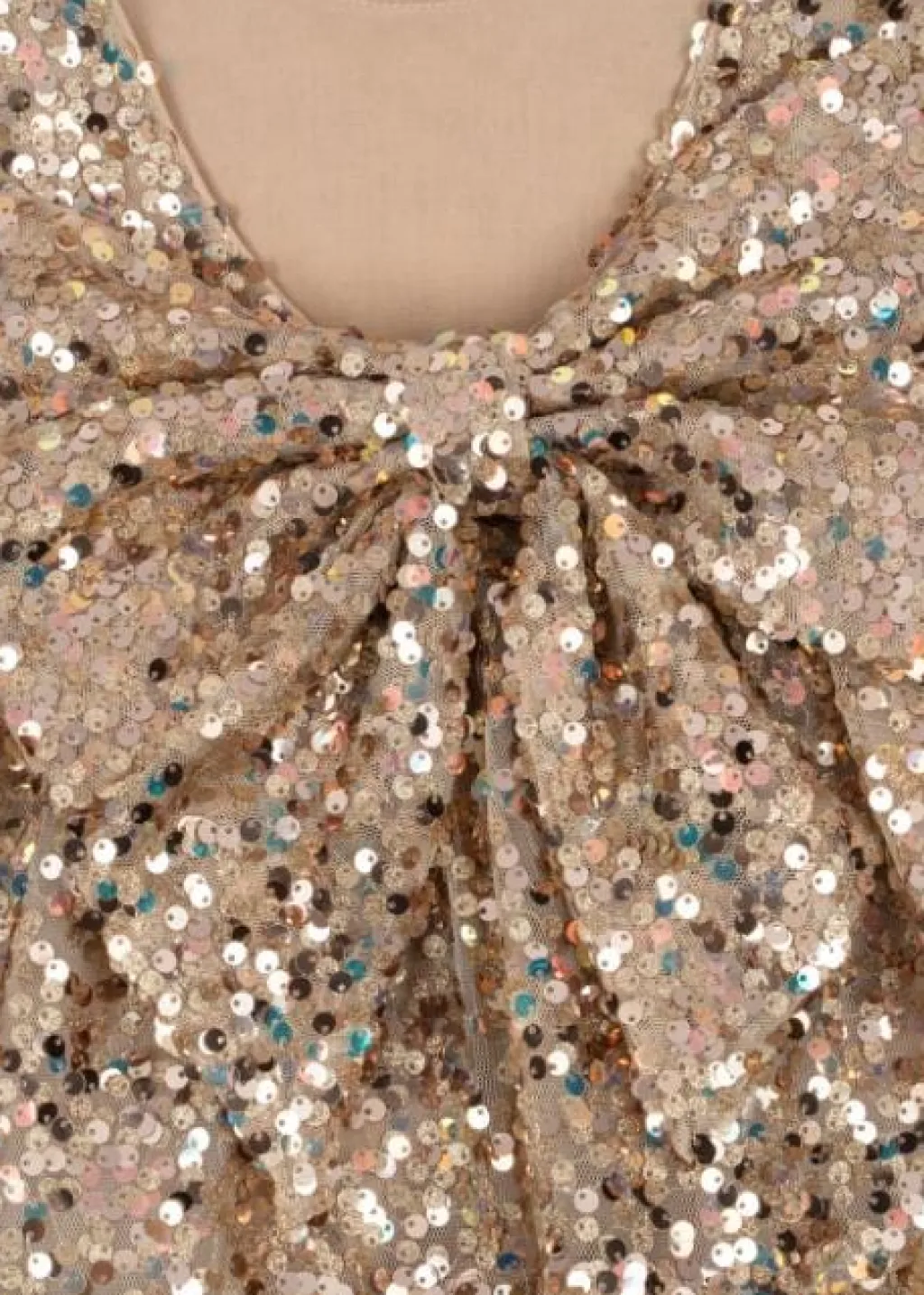 Konges Slojd Lila jurk - Gold glitter - New
