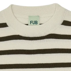 FUB Longsleeve tee - t-shirt met lange mouwen ecru/forest -