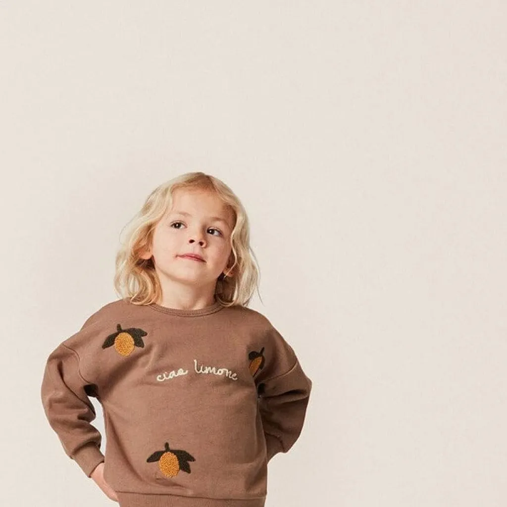 Konges Slojd Lou joggingbroek - Shitake - Outlet