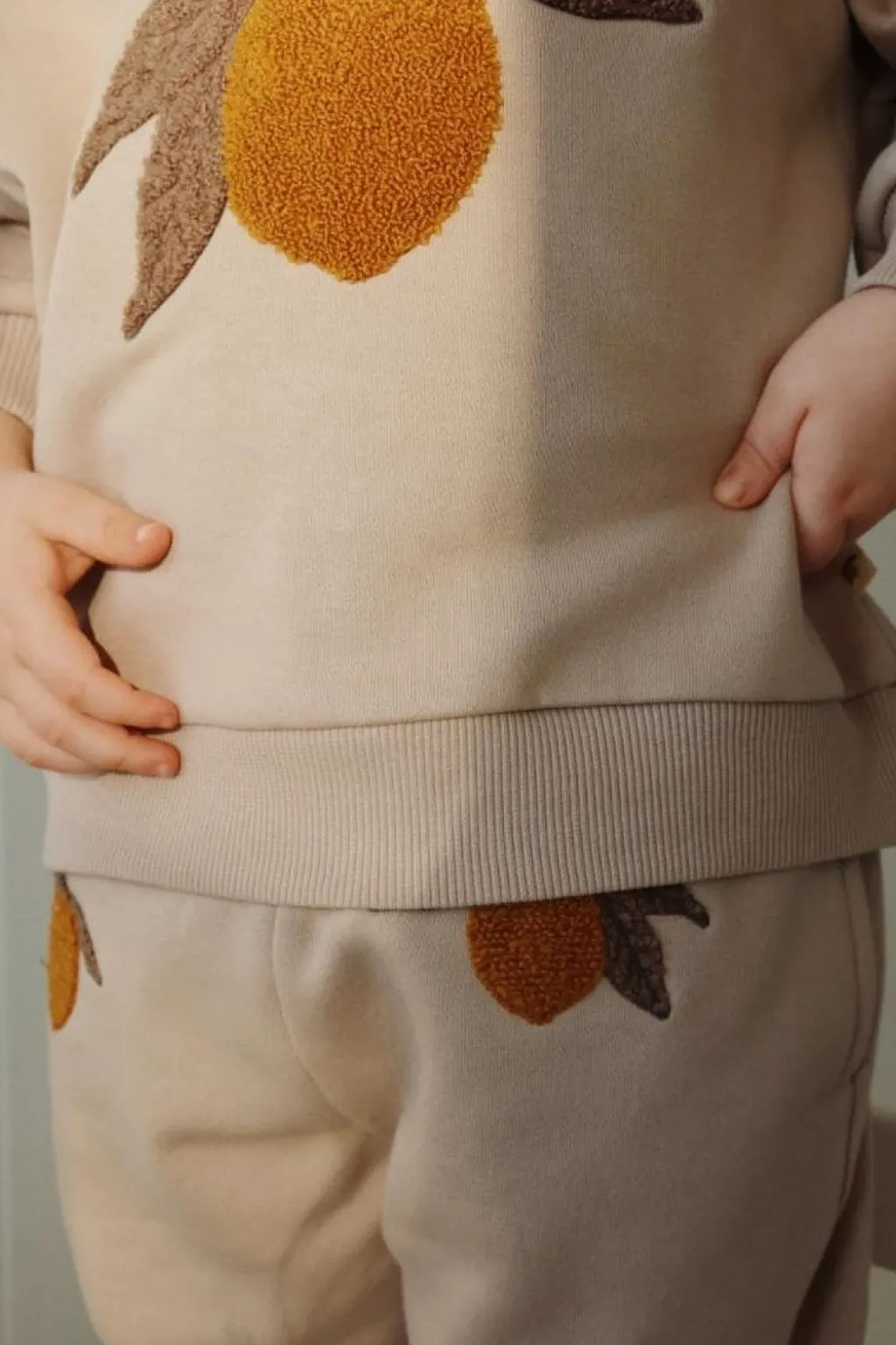 Konges Slojd Lou Terry joggingbroek - Oxford Tan - Hot